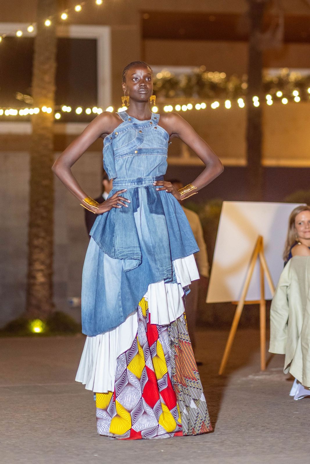 A model in the fashion show