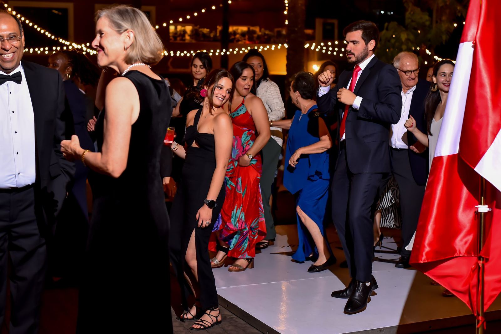 Guests on the dance floor